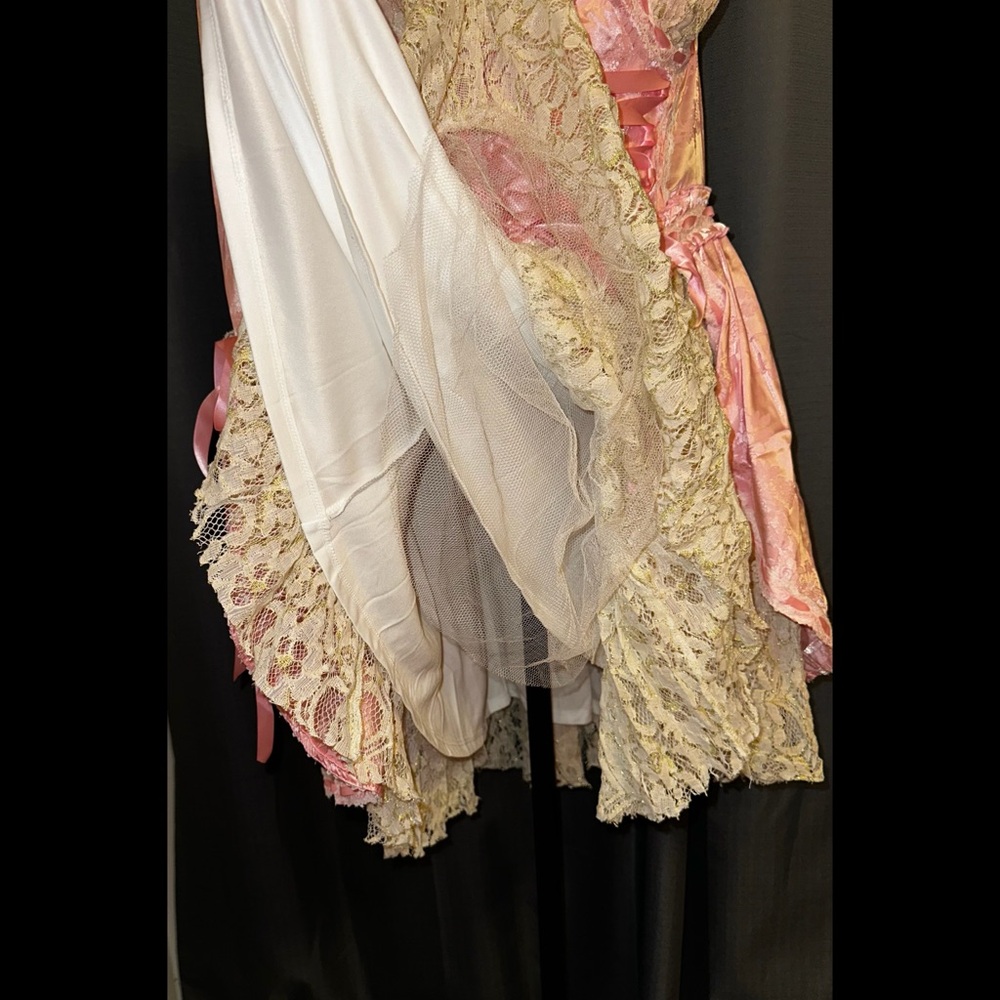 Trickz N Treatz Dolls Kill ‘CAKE QUEEN’ Marie Antoinette Pink Dress Costume XL - Picture 8 of 11